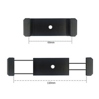 Support de téléphone pour trépied en aluminium avec pince de maintien personnalisable et ressort de tension à double traction, pour fabricants