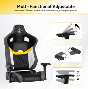 Sedia da Ufficio Ergonomica VANBOW di Alta Qualità, Girevole, con Braccioli 5D Regolabili, per Gaming e Computer - Product Image 2