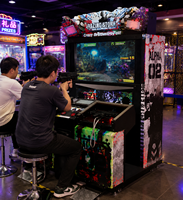 Machine d'arcade de tir à monnayeur d'occasion en métal 110/220V pour 2 joueurs, équipement de jeu d'arcade commercial