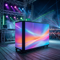 Layar Panggung Lipat HD Portabel Tahan Air untuk Luar Ruangan, LED DJ Booth, dengan HDR 1000:1, Khusus untuk Disko Klub Malam
