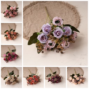 Bouquet de roses artificielles de Picasso pour la décoration de la maison et des mariages - Product Image 3