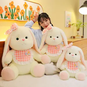 Wholesale Creative Easter Bunny For Baby Gifts Customized Bow Rabbit Doll Stuffed Animal Plush Toys Bunny Rabbit