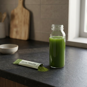 Sachets de matcha japonais portables à dissolution rapide, qualité culinaire, thé vert en portions individuelles pour l'énergie pendant l'entraînement - Product Image 1