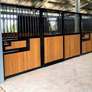 Nuova Stalla per Cavalli Prefabbricata in Metallo Portatile con Design Personalizzato, Dimensioni su Misura, Porta Scorrevole Opzionale Girevole - Product Image 6