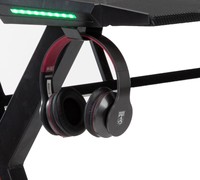 Escritorio Gamer de Gran Tamaño en Forma de Z, Estilo Racing, con Luces LED RGB, Venta al por Mayor