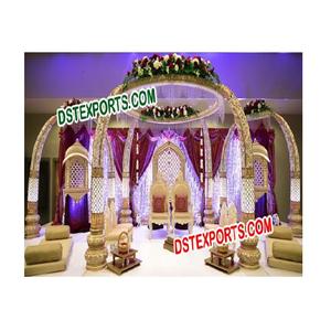 Última Boda Real Mandap Boda Fibra Tronco Pilar Mandap Boda India Ronda Mandap Guyana - Product Image 1
