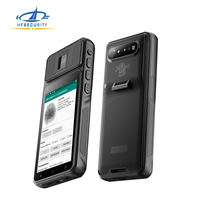 HFSECURITY FP520 Dispositivo Biométrico con Sensor Óptico de Huellas Dactilares para Tablet Móvil con Batería de Gran Capacidad, SDK Gratuito, Lector de Tarjetas SIM 4G, 5 Pulgadas