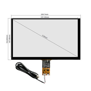 9 inch cảm ứng điện dung màn hình P + G cấu trúc IIC + USB cảm ứng điện dung hiển thị - Product Image 2