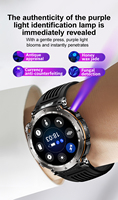 Reloj Inteligente HT30 Resistente al Agua con Pantalla Táctil IPS, Brújula, Respuesta a Llamadas, Monitoreo de Glucemia, Monitor de Actividad Física, Frecuencia Cardíaca y Sueño