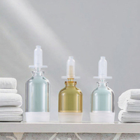 Échantillon Gratuit 10ml pour Flacon en Plastique Transparent 5ml 15ml Contenant d'Emballage Cosmétique Ampoule d'Acide Hyaluronique pour Essence Essentielle