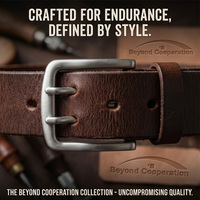 Boucle de ceinture double ardillon 35 mm en alliage de zinc robuste, pièce de rechange en métal pour ceintures en cuir homme/femme, OEM ODM