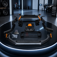 Nouveau Kit Carrosserie Complet en Fibre de Carbone pour Mercedes-Benz Classe G W464 (2018-2023) - Lame Avant/Arrière, Grille, Aileron Arrière - Fixation par Vis - Accessoires 100% Complètes