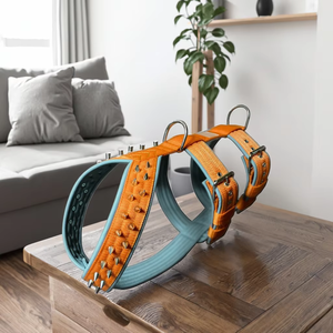 Harnes anjing taktis tajam, rompi anjing berduri tepi dua lapis, Anti serangan modis Spike taktis untuk anjing - Product Image 4