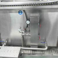 Cuisinière automatique commerciale multi-liens à moteur, conception en nid d'abeille, pour braiser les pieds de porc, les pattes de poulet, le bœuf et autres viandes