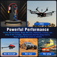 RDJ baterai Lipo kustom 3S 6S 60C 100C 6000mAh 8000mAh 10000mAh 11.1V 22.2V baterai Drone untuk Drone FPV UAV