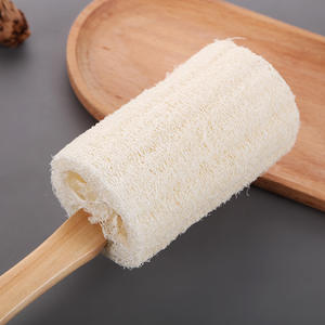 Natural Exfoliating Loofah Back for Shower Bath Loofah Exfoliating Body Sponge for Deep Cleaning Bath wipes with sticks - Product Image 2
