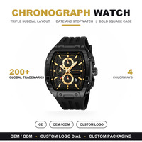 Montre à quartz pour homme SKMEI 2363, bracelet en silicone, design tendance, montre sport pour homme, étanche, logo OEM ODM