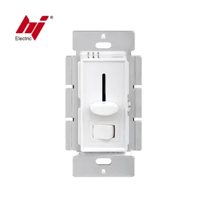 Led Switch Dimmer ETL 120V LED Wired Electric Dimmer Switch Slide With Switch