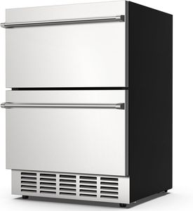 Réfrigérateur portable commercial à compresseur pour boissons, en acier inoxydable - Product Image 1