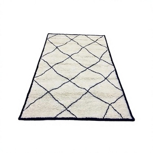 พรมขนนุ่มแบบโมร็อกโกดีไซน์วินเทจพรมขนนุ่มสำหรับห้องนั่งเล่น - Product Image 1