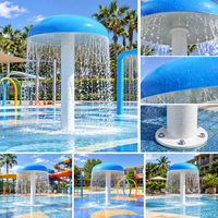 Équipement de parc aquatique : Pulvérisateur extérieur, Parapluie d'eau commercial et résidentiel, Douche champignon, Aire de jeux aquatique pour enfants