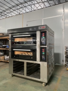 Nuevo Horno Asador Comercial <span class=keywords><strong>Kanghui</strong></span>, Totalmente Automático, de Dos Niveles y Cuatro Bandejas, Eléctrico/a Gas, de Acero Inoxidable 201, de Alta Gama Industrial, 1 Año de Garantía - Product Image 5