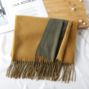 Drop Shipping Frauen Winter Warm Long Solid Color Kaschmir Schal Schal - Product Image 5