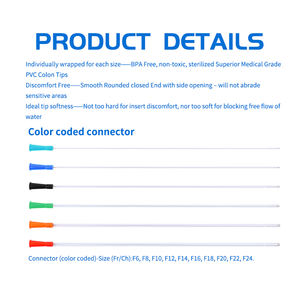 Kualitas baik medis sekali pakai harga bagus ukuran laki-laki perempuan 14 <span class=keywords><strong>Pvc</strong></span> kateter <span class=keywords><strong>Nelaton</strong></span> - Product Image 4