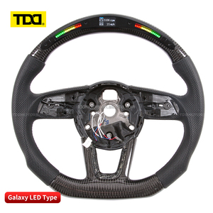 พวงมาลัยคาร์บอนไฟเบอร์แบบสปอร์ต TDD LED สำหรับ Audi A3/A4/A5/A6/A7/A8/Q5/Q7/TT/RS3 RS4 RS6 แบบกำหนดเอง - Product Image 2