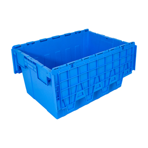 Grote Logistieke Verpakking Opbergdoos 100% Nieuw Materiaal Pp Massief Stapelbare Opslagbakken Omzet Bewegende Draagtas Plastic Dozen - Product Image 3