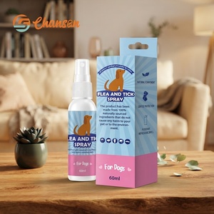 Spray anti-puces et tiques pour animaux domestiques avec des <span class=keywords><strong>huiles</strong></span> naturelles pour chats et chiens - Product Image 1