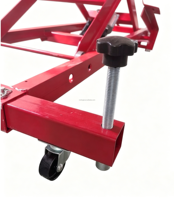 Plateforme élévatrice pour moto Jierui JRM1 800/1000/1200 Lbs en acier hydrofardé, certifiée ISO CE, garantie 1 an