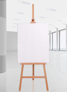 64 "đến 90" cao <span class=keywords><strong>Lyre</strong></span> phong cách Studio a-khung giá vẽ với nghệ sĩ lưu trữ tray-mạnh mẽ sồi gỗ sơn hiển thị chủ đứng giá vẽ - Product Image 6