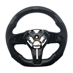 Vente flash, directement de l'usine, volant en fibre de carbone noir personnalisé <span class=keywords><strong>G37</strong></span> 2008 <span class=keywords><strong>Infiniti</strong></span> 2011 G25 Q50 Q60 avec palettes de changement de vitesse - Product Image 6