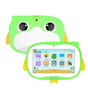 Mini tablette pour enfants Tablette étudiante 7 pouces Éducation précoce Ordinateur d'apprentissage Tablette de dessin animé HD Q10 commerce extérieur