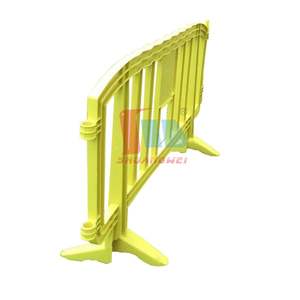 Barriera per recinzione Mobile in plastica portatile di colore blu barriera temporanea per controllo della folla - Product Image 4