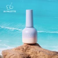 Palette de vernis gel menthe éco-responsable sans HEMA 10ml, formule végane non toxique, flacon magnétique de luxe français, compatible DIY, professionnel UV