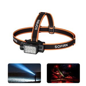 Torcia frontale Sofirn HS23 3320LM LED con tripla sorgente luminosa, alto CRI, ricaricabile USB-C, professionale, con batteria 21700. - Product Image 1
