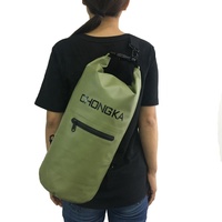 Nueva llegada 500D PVC Deportes Senderismo Mochila ligera a prueba de agua 25L Bolsa seca Mochila impermeable Bolsa seca de playa
