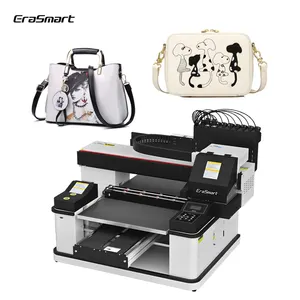 Erasmart 6090 A1 UV Printer Varnish Three XP600 UV Flatbed Printer For Mug Bottle Printing