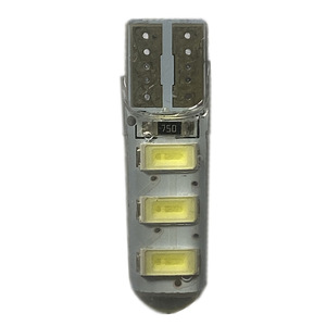 T10 Silicone Led <b>Bulb</b> 5730 6Smd White Ice Blue For Motorcycle Car <b>Lighting</b> Replacement - Product Image 1