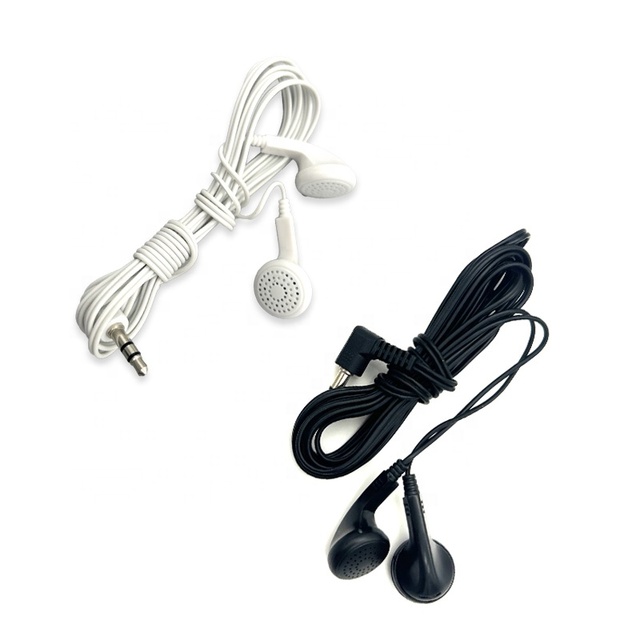 Popular Design Wired Earphones In-ear Style Airline Headphone Color Customization Airline Disposable Earphone