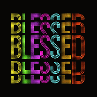 Strass thermocollants personnalisés Blessed Design pour vêtements et t-shirts