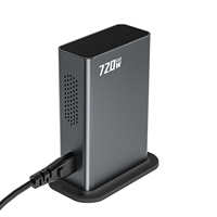 Chargeur GaN 720W QC PD 140W 100W de haute qualité 6C2A, station de charge portable multiport Type C pour tous les ordinateurs portables Apple Android