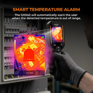 Cámara Termográfica GH340 GH192, Resolución IR de 256x192, Imagen Térmica Visual de 2MP 640x480 para Inspección Eléctrica y HVAC - Product Image 5