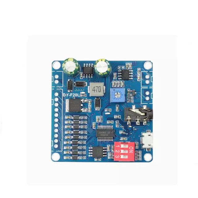 module  DY-F20L 12V 24V 10W 20W voice MP3 player module one-on-one triggering custom audio 32M storage F20L