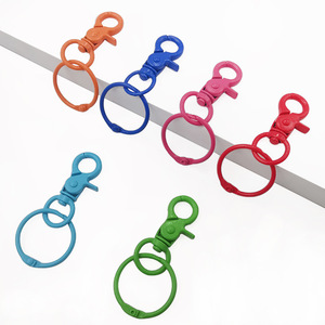 Anillas Redondas de Aleación de Zinc Coloridas con Gancho y Bucle para Joyería, Bolsos, Colgantes para Perros, Primavera 2023 - Product Image 3