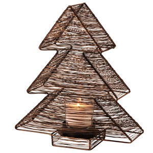 Oferta Especial: Portavelas de Hierro Forjado en Forma de Jaula, Decoración Navideña para Mesa, Resistente al Agua, Precio al por Mayor - Product Image 1
