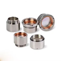 Lentille de collimation et de focalisation D37 F100 de haute qualité, avec support, adaptée à la tête de découpe laser à fibre Raytools BM115