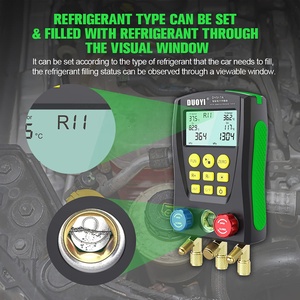 Manómetro Digital de Vacío para HVAC DY517A, Juego de Manómetros para Refrigerante, Medidor de Temperatura y Detección de Fugas para Aire Acondicionado - Product Image 6
